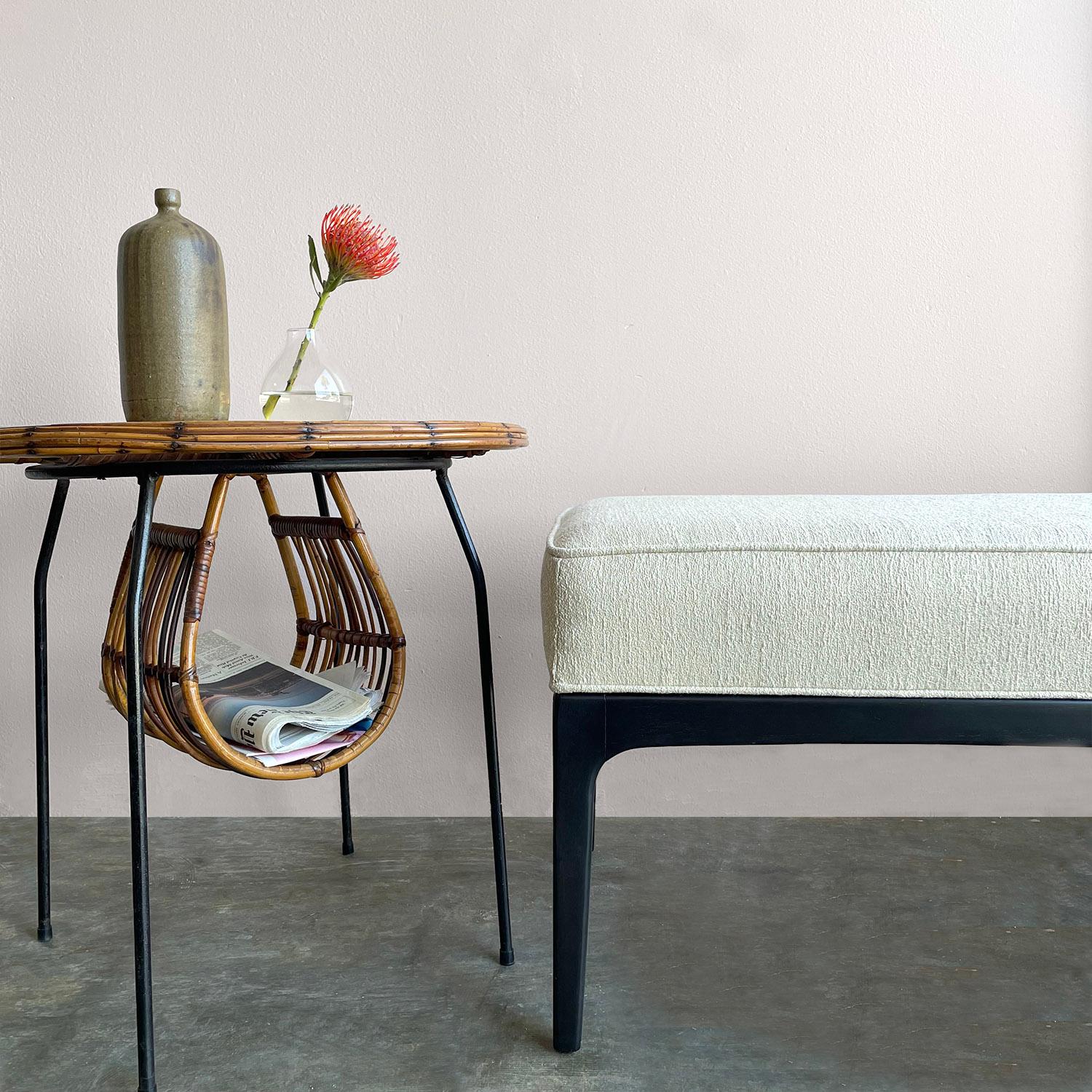 Tito Agnoli Rattan Magazine Table 1