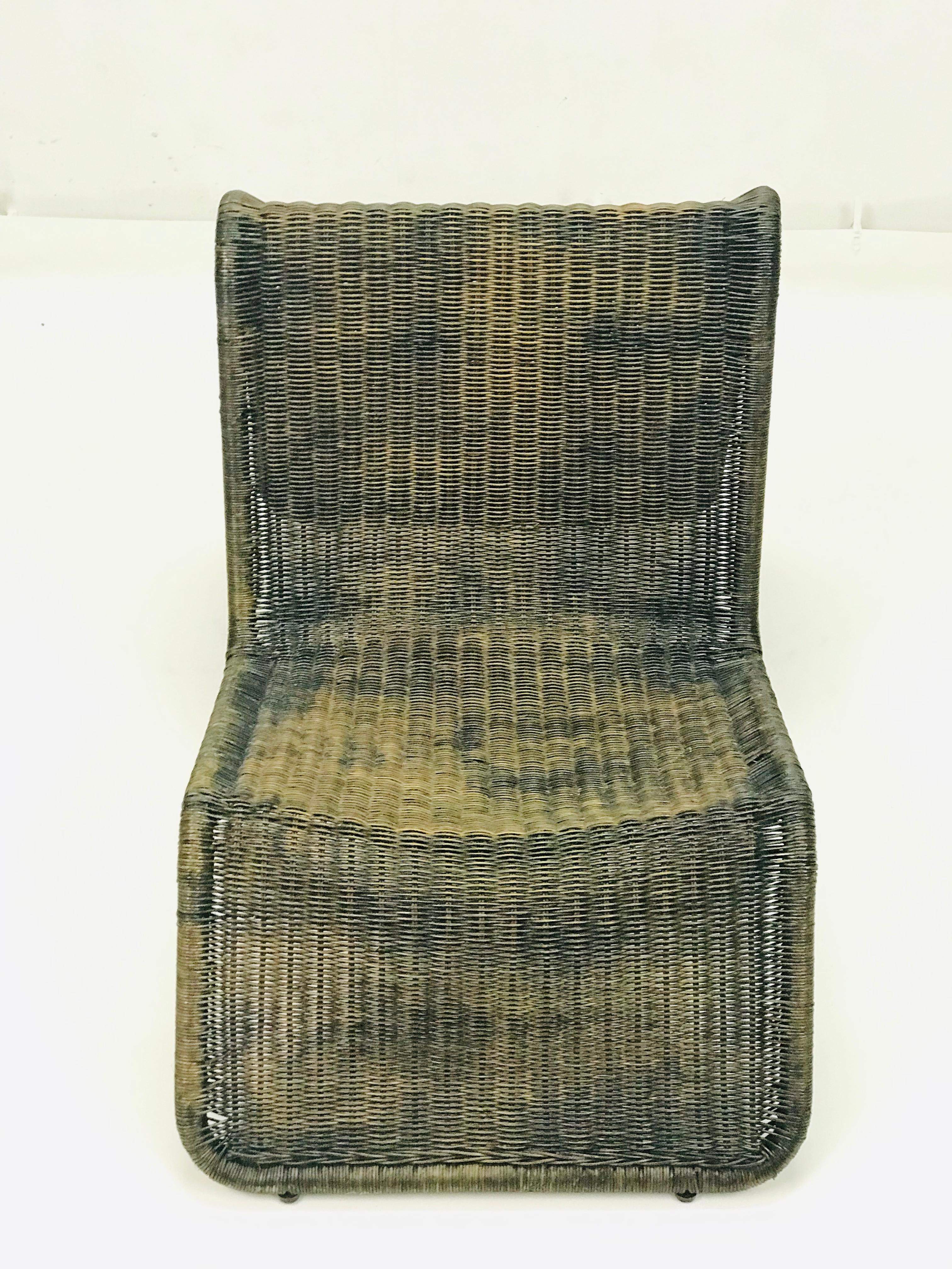 Rattan Chair, 1960 im Zustand „Gut“ im Angebot in Ceske Mezirici, CZ