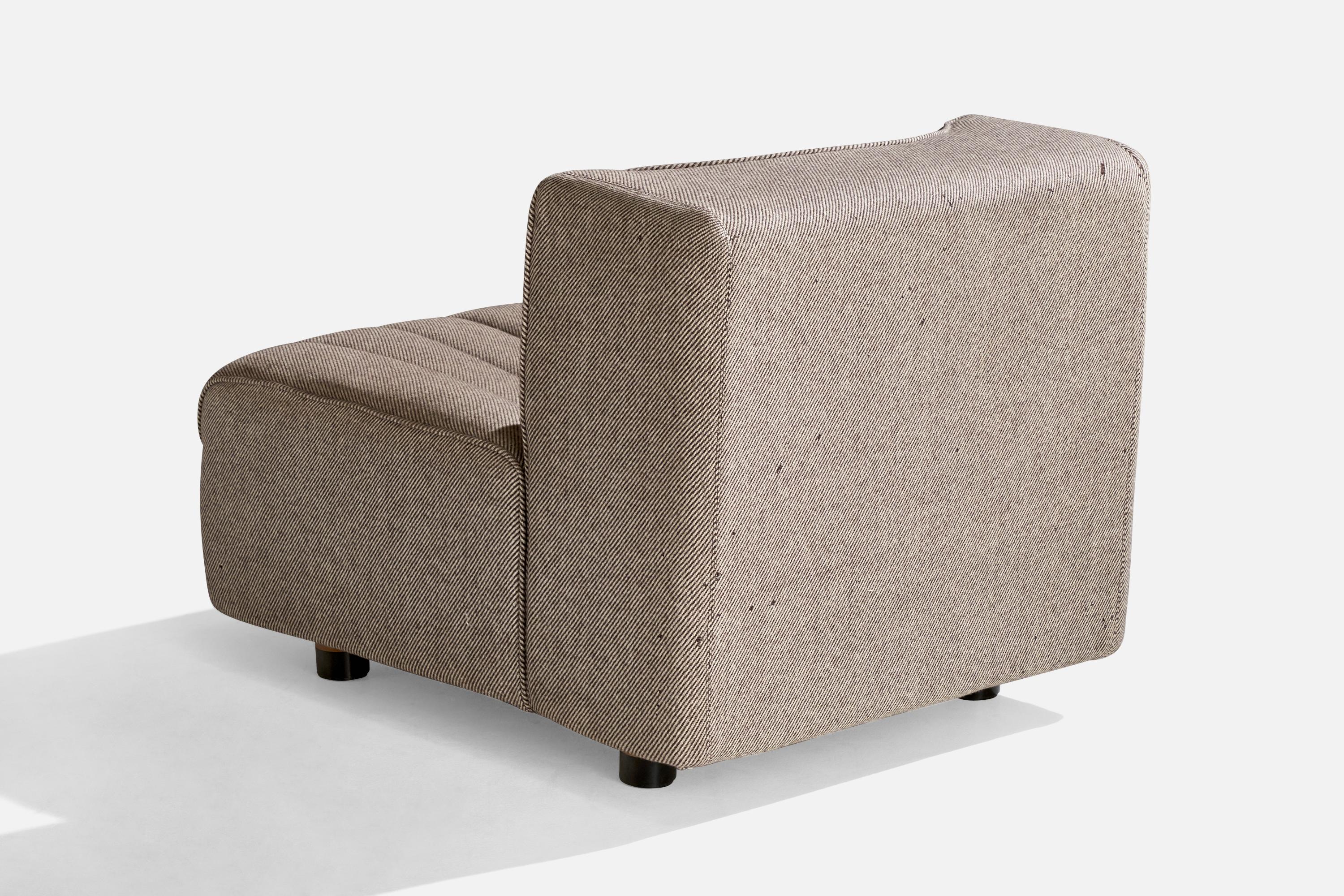 Canapé sectionnel Tito Agnoli, tissu, bois, Italie, 1970 en vente 8
