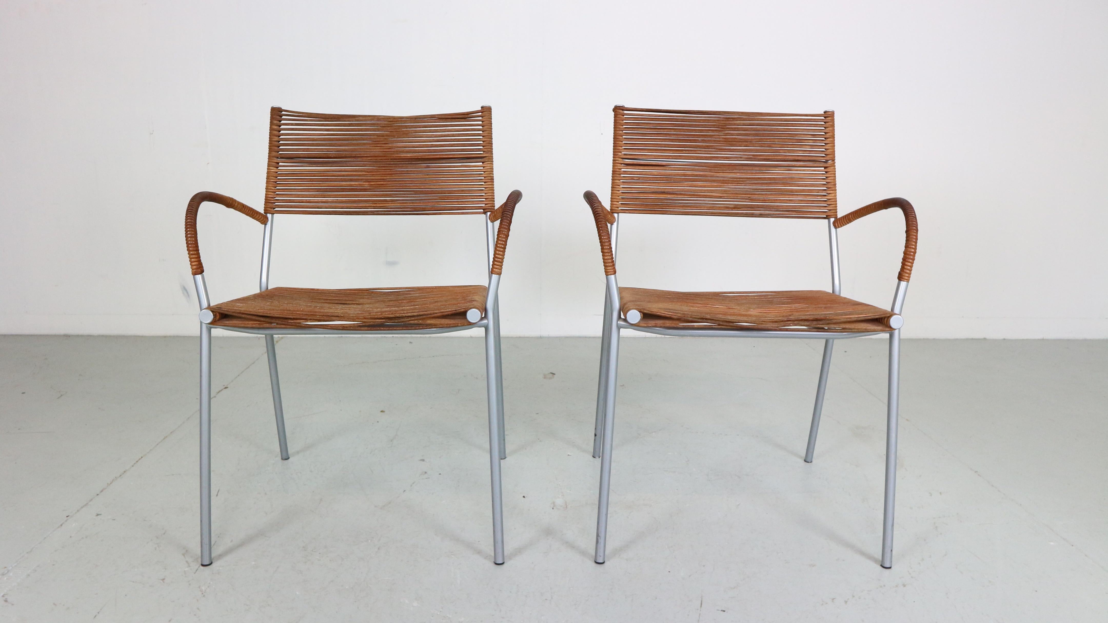 Mid-Century Modern Tito Agnoli Set of 2 Leather 