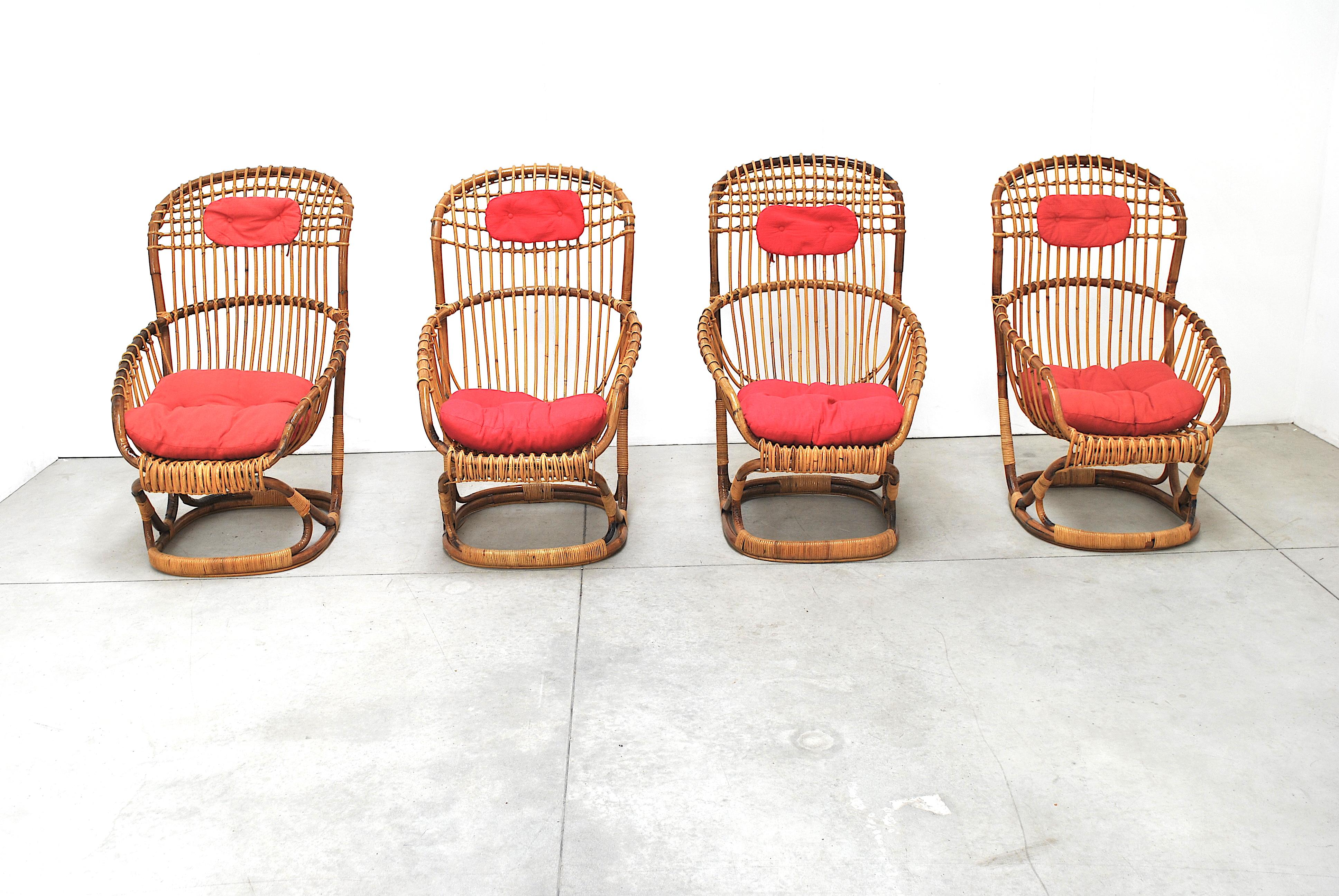 Tito Agnoli Set of 2 Midcentury Italian Armchair for Bonacina, 1959 In Good Condition In bari, IT