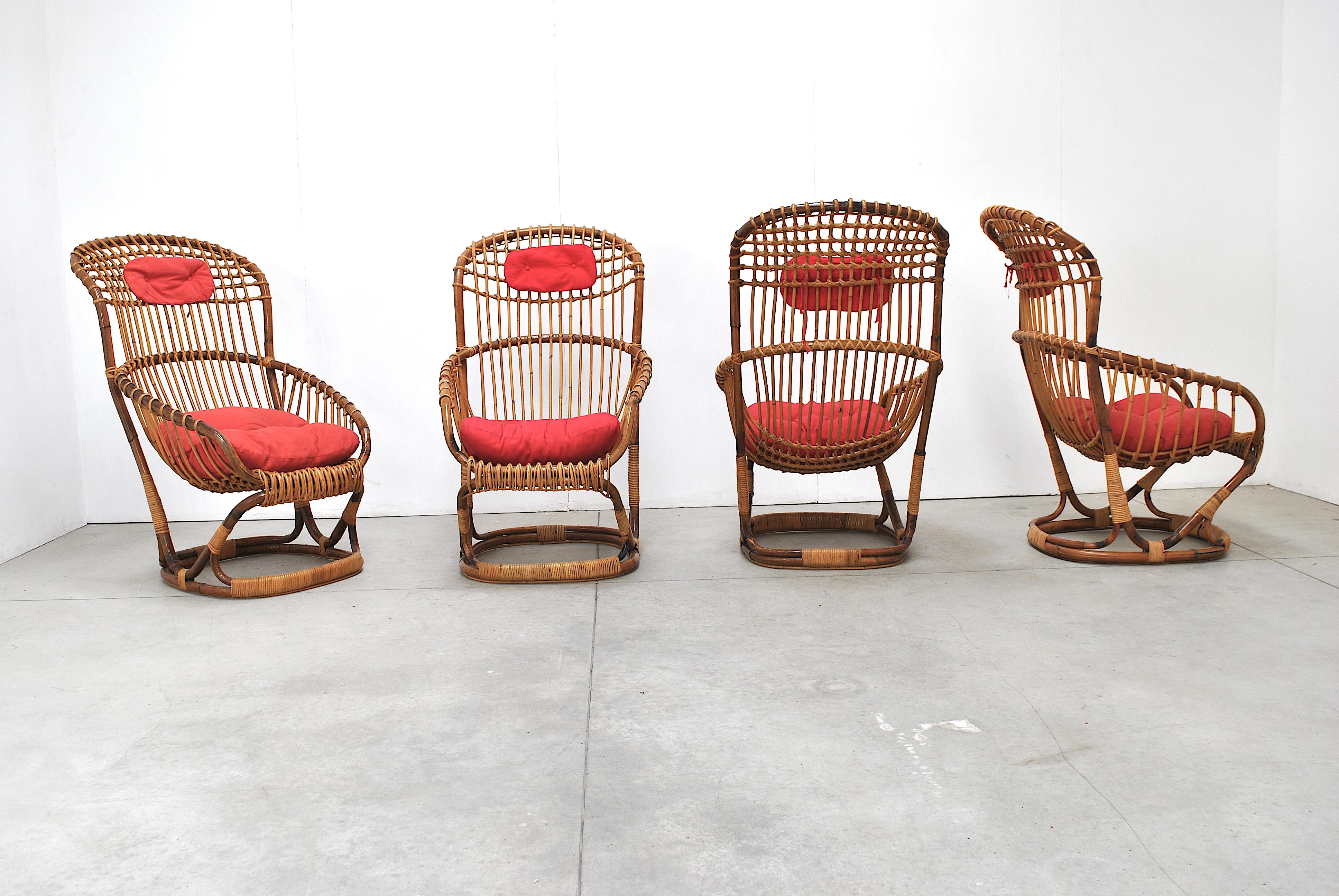 Tito Agnoli Set of 2 Midcentury Italian Armchair for Bonacina, 1959 2