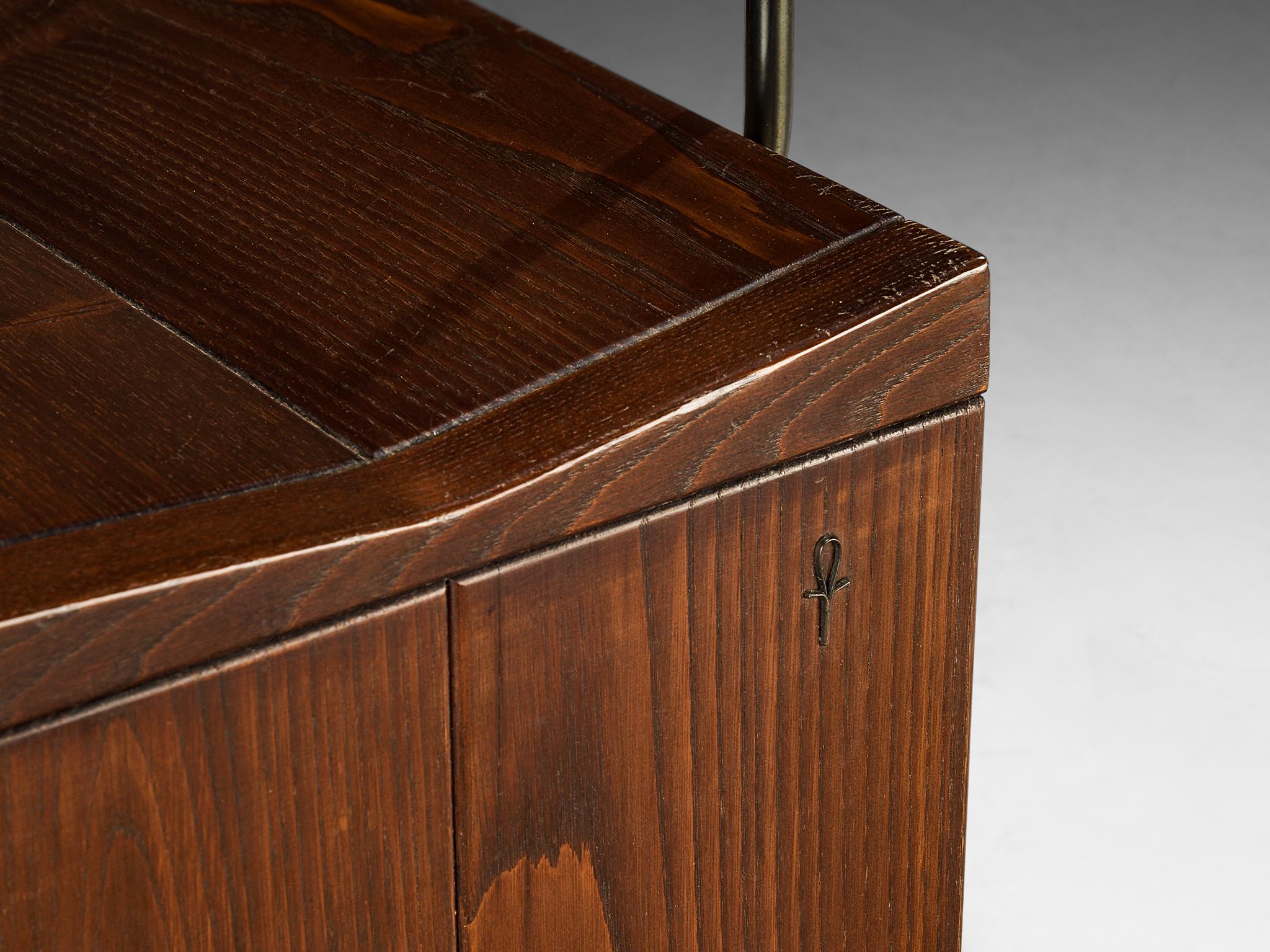 Tito Agnoli Sechser-Set 'Ilex' Esszimmerstühle aus massiver Eiche im Angebot 6