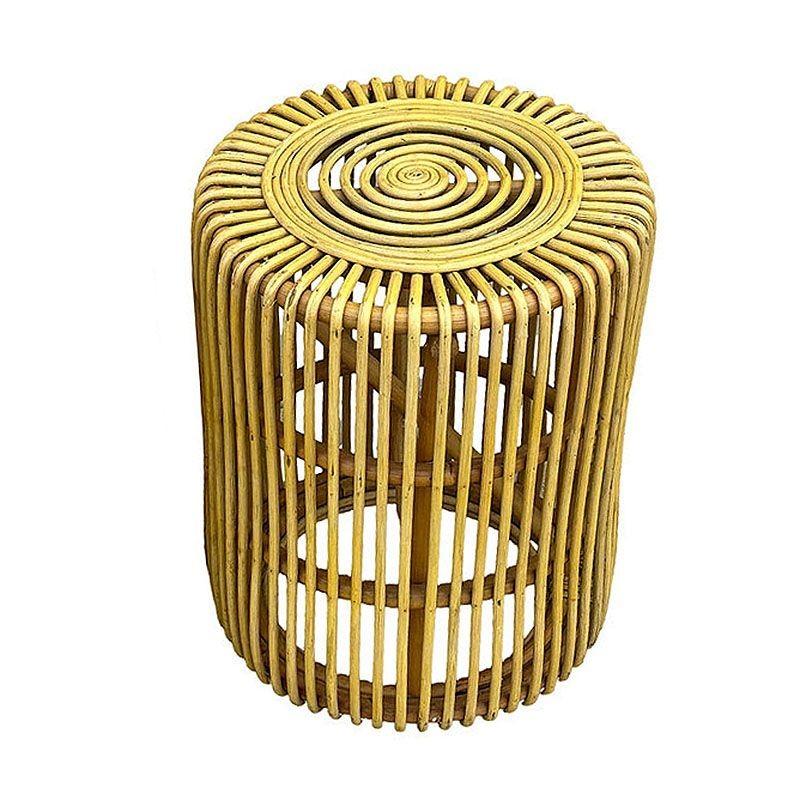 Mid-Century Modern Tito Agnoli Tabouret moderne en rotin en spirale, paire en vente