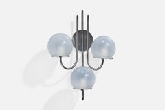 Tito Agnoli, Wall Light, Metal, Glass, Italy, 1961