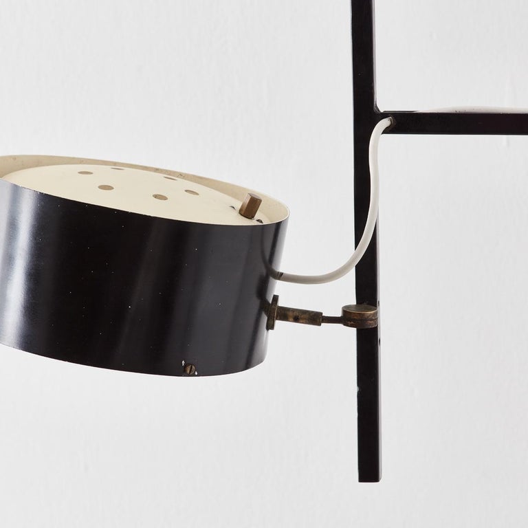 Tito Agnoli Wall-to-Ceiling Lamp for Oluce, c1960 In Good Condition For Sale In London, GB