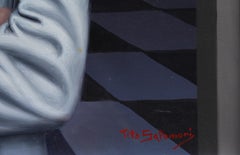 Peinture à l'huile surréaliste Tito Salomoni