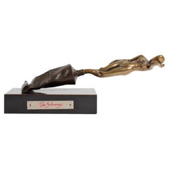 Tito Salomoni Signed Limited Edition Bronze Surrealist Sculpture