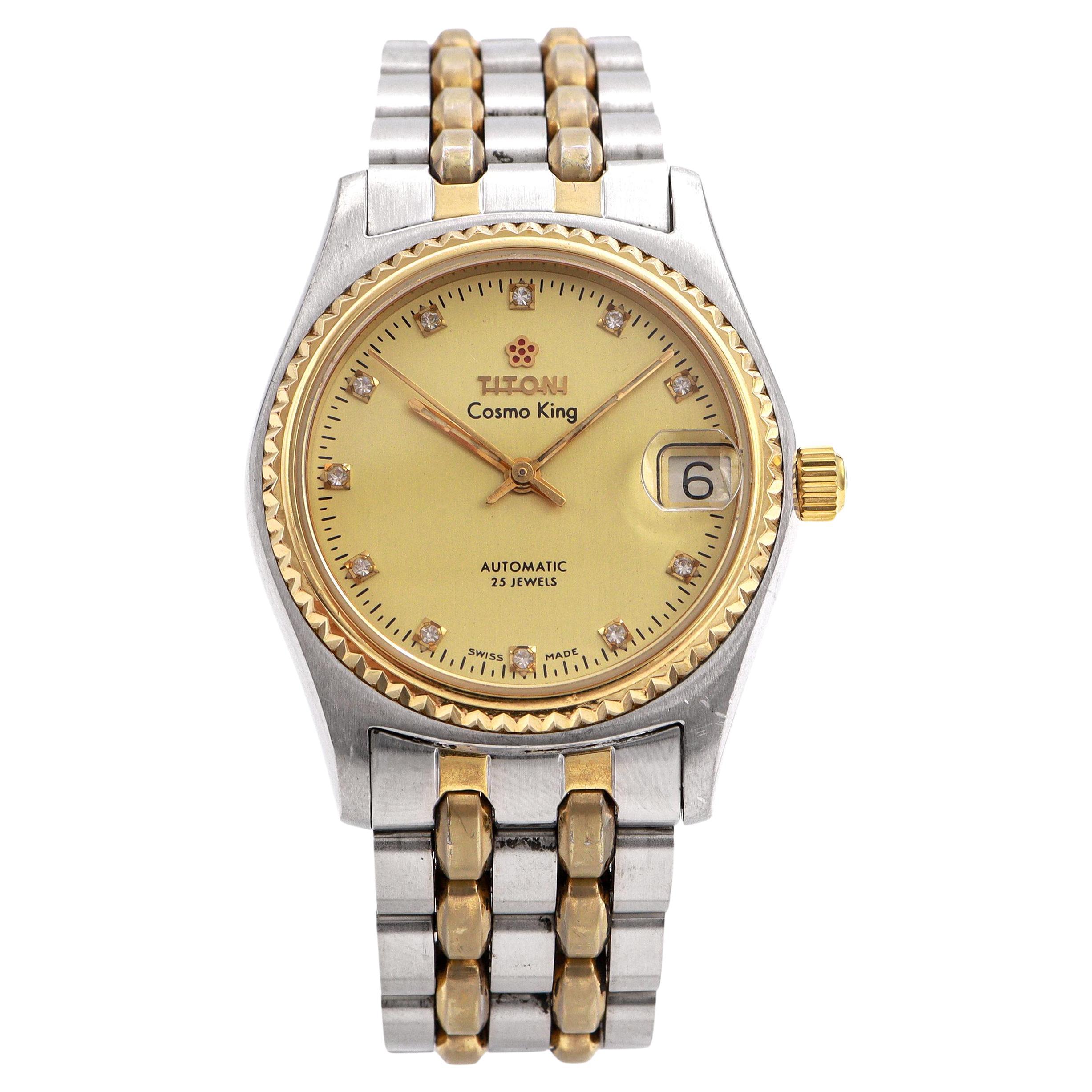Titoni Cosmo King Two-Tone Date Automatic Men’s Watch