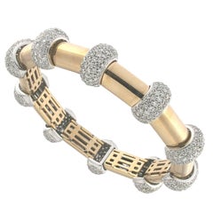 Titti Bracelet 18 Karat Pink Gold and White Diamond