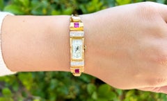 Titus Geneve Movement with Kreisler USA Band 14K Yellow Gold Watch