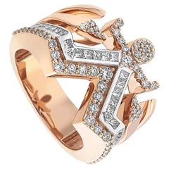 Titus Gold White Diamond Ring