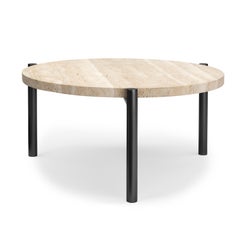 Tivoli coffee tables (2) / round / 3 legs / 39"D x 15"H + 34"D x 13"H