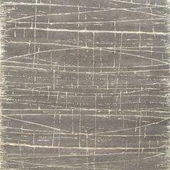 Tivoli Hand-Knotted Modern Rug, Wool & Silk Blend, Abstract Design