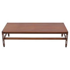 "Tivoli" Rectangular Coffee Table in Teak by Ico Parisi for Mim Roma, Italy 1958