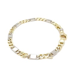 Tivoli Two Tone Gold Link Bracelet