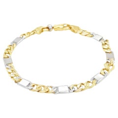Tivoli Two Tone Gold Link Bracelet