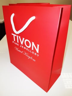 Tivon 18 Carat White Gold Burmese Ruby and Diamond Tennis Bracelet