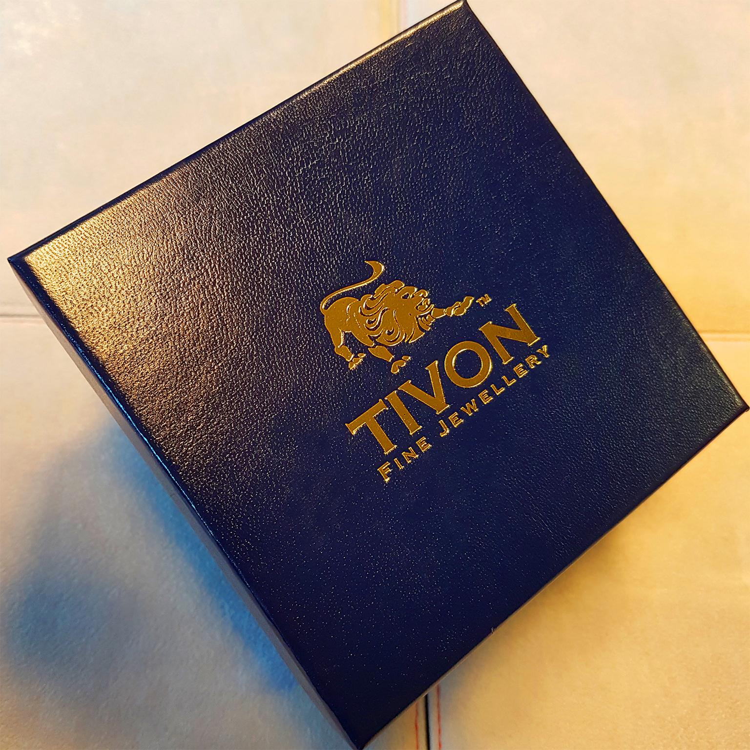 Tivon 18 Carat White Gold Santa Maria Aquamarine and Diamond Pendant For Sale 1