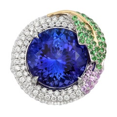 Tivon 18 Carat White Gold Tanzanite, Tsavorite
Fancy Sapphire and Diamond Ring Tivon 18 Carat White Gold Tanzanite, Tsavorite
Fancy Sapphire and Diamond Ring