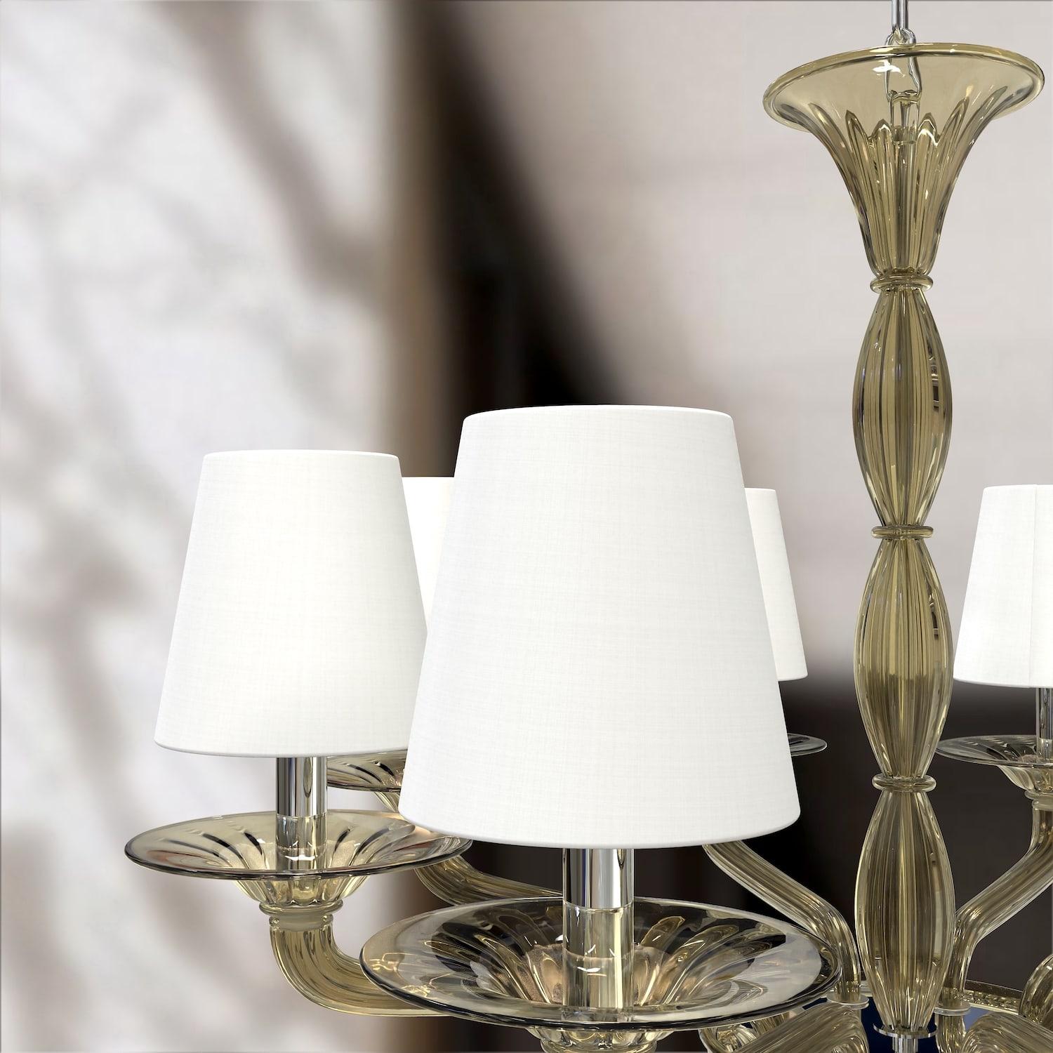 Tiziano Lampadario Artigianale in Vetro di Murano Illuminazione di Design Italia in vendita 2