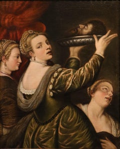 Salome Baptist Titian 16/17th Century Paint Oil on canvas Old master Venice Art