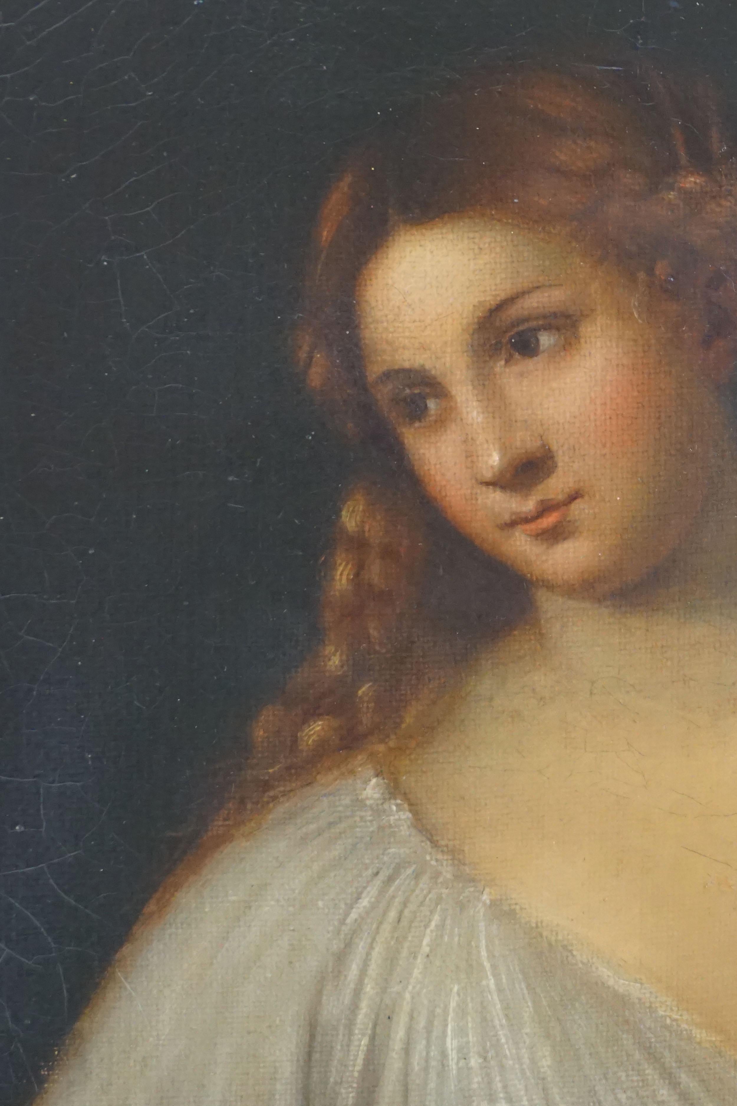 19th Century Oil Painting Study of Titian's Masterpiece 