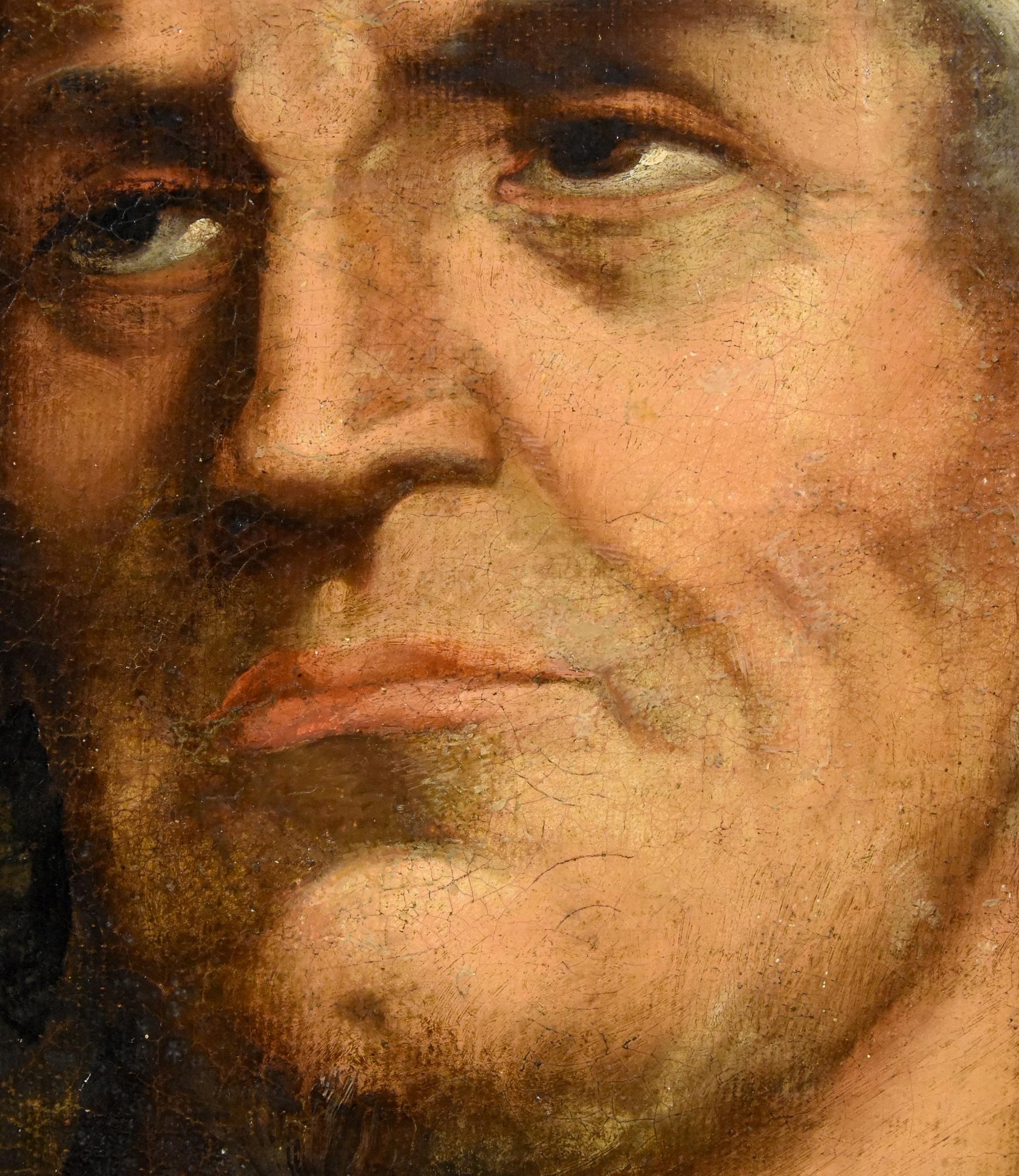 Kaiser Caesar Octavian Tiziano Gemälde Öl auf Leinwand Alter Meister 17/18. Jahrhundert im Angebot 6