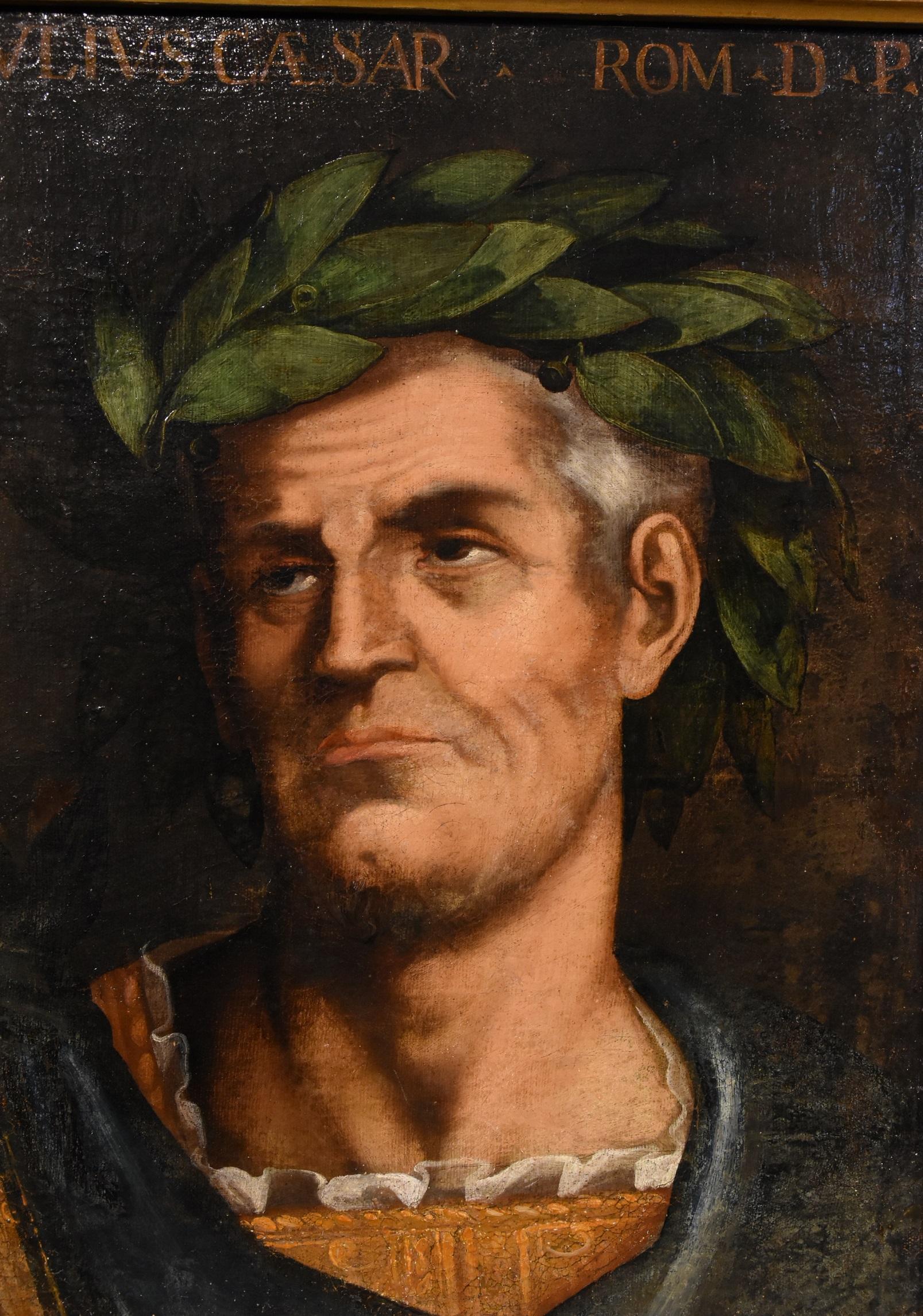 Kaiser Caesar Octavian Tiziano Gemälde Öl auf Leinwand Alter Meister 17/18. Jahrhundert im Angebot 7