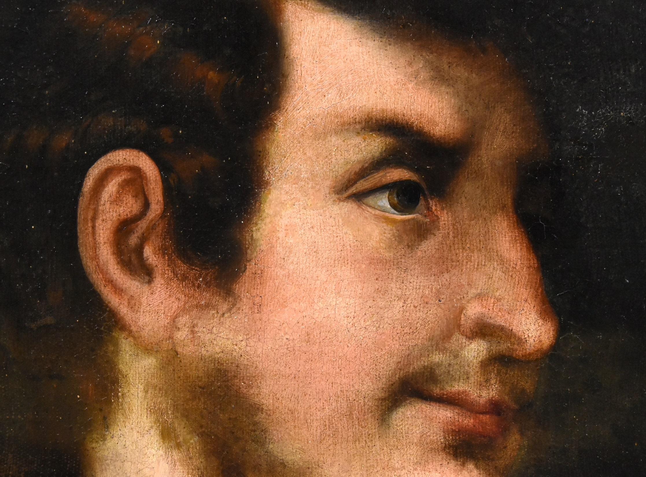 Kaiser Caesar Octavian Tiziano Gemälde Öl auf Leinwand Alter Meister 17/18. Jahrhundert im Angebot 13