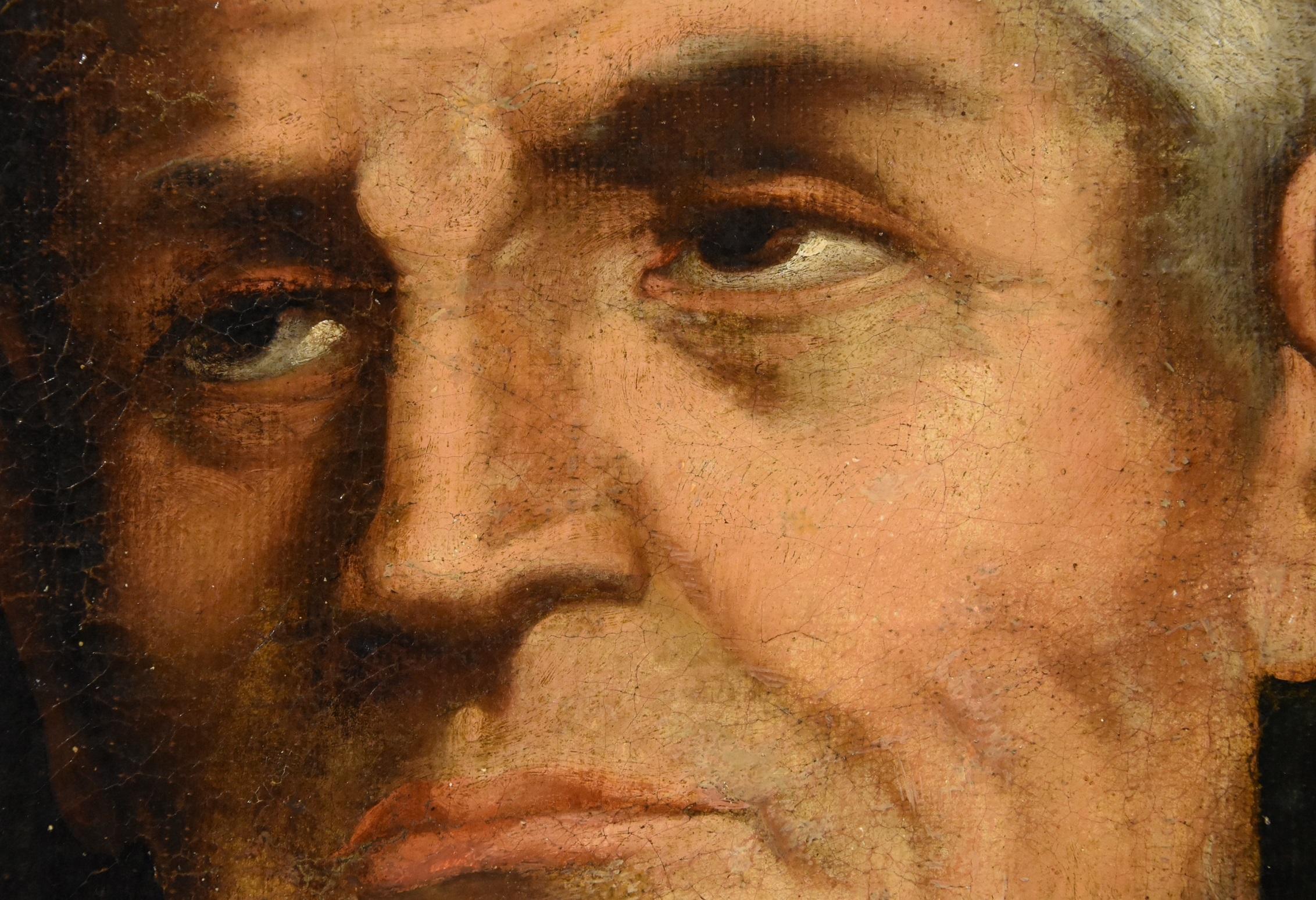 Kaiser Caesar Octavian Tiziano Gemälde Öl auf Leinwand Alter Meister 17/18. Jahrhundert im Angebot 4