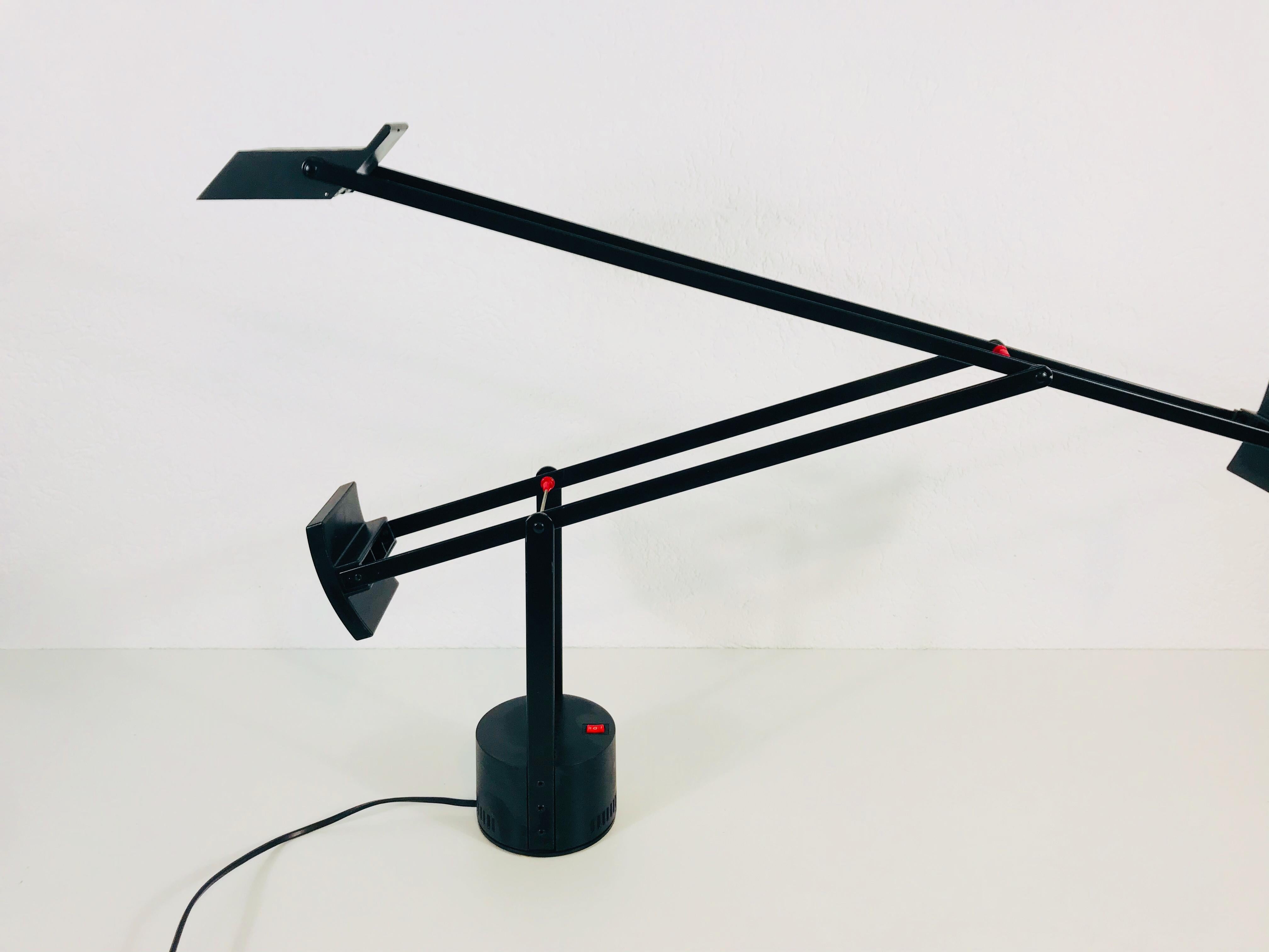 Tizio Adjustable Black Table Lamp from Richard Sapper for Artemide, 1972 For Sale 2