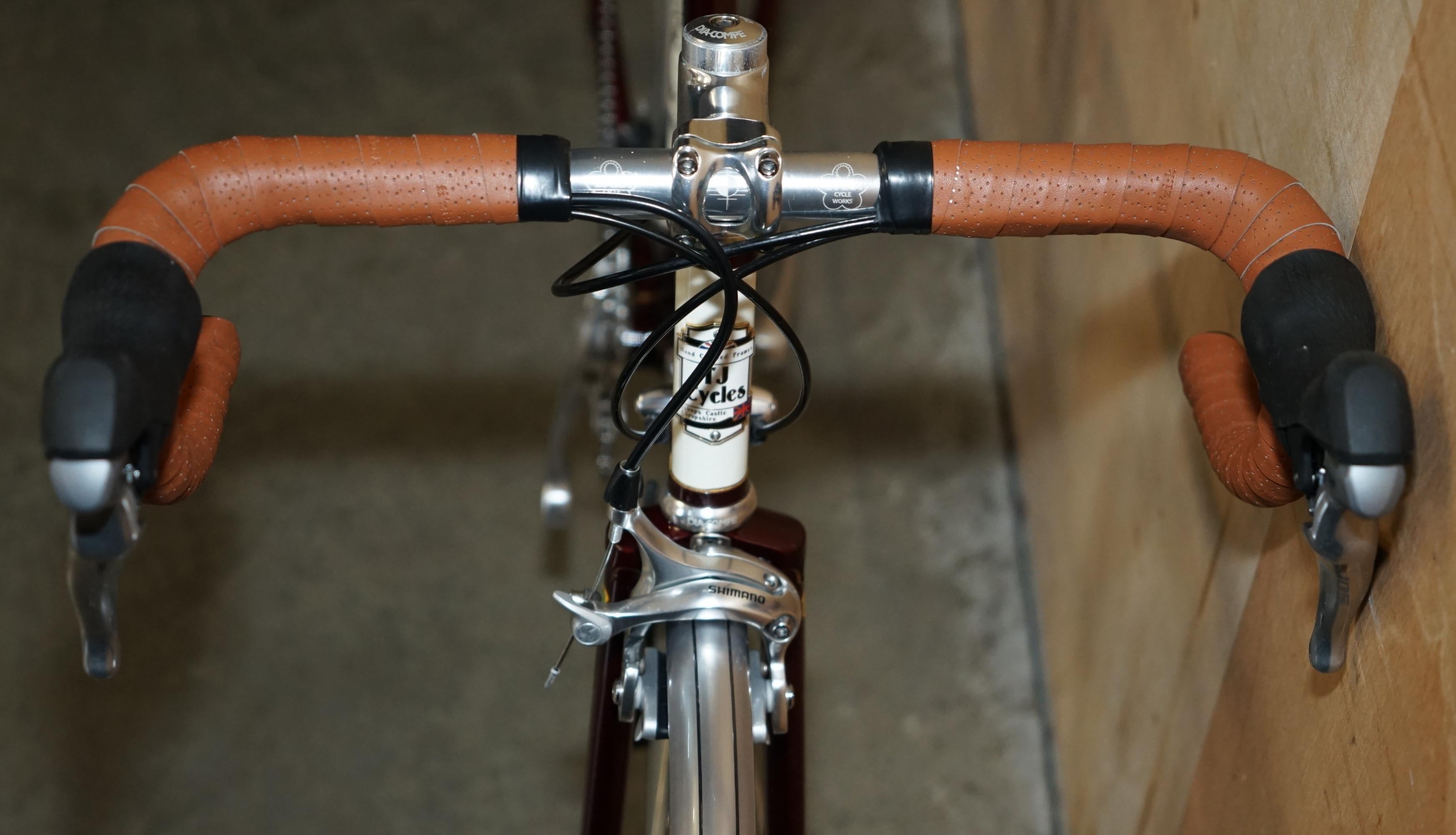 TJ CYCLES REYNOLDS 653 FLYING GATE ROAD BiKE 50CM TELAIO SHIMANO 105 GUIDE in vendita 3