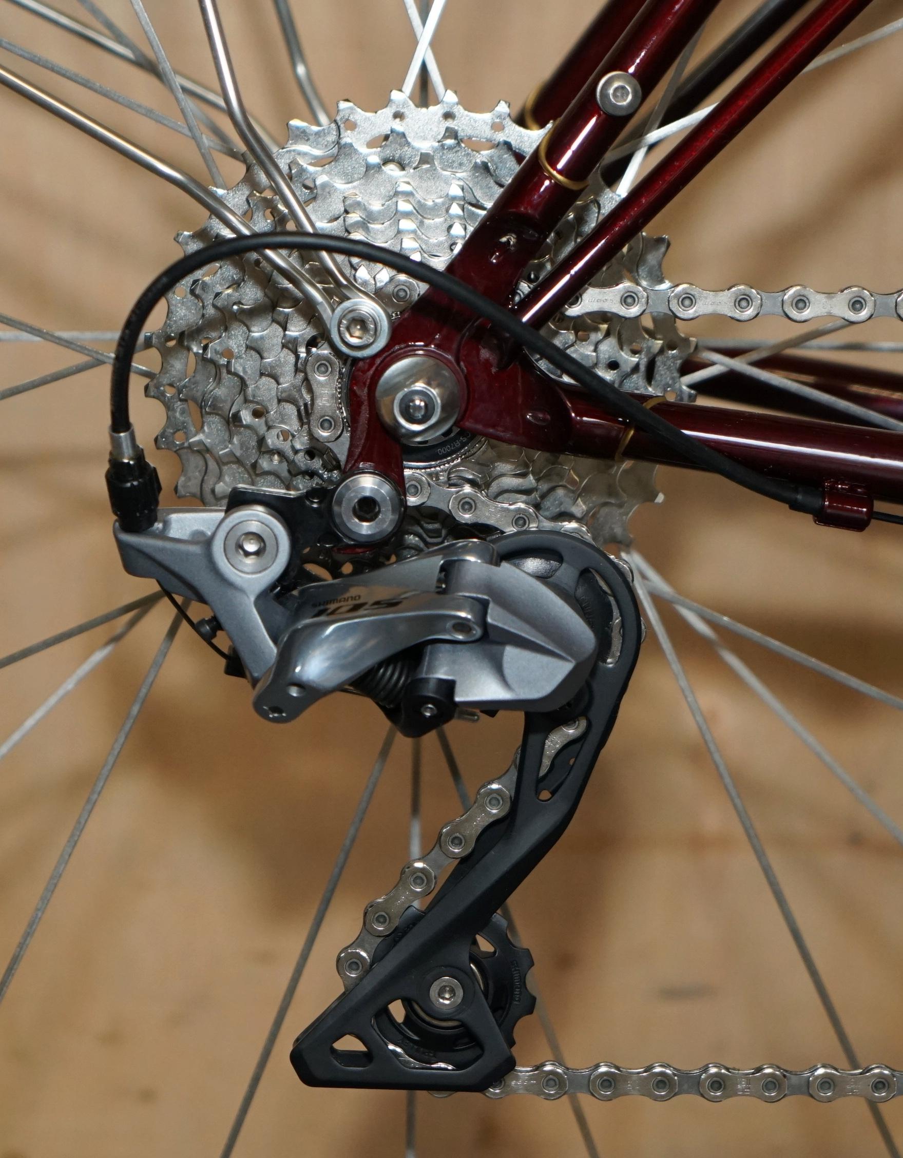 TJ CYCLES REYNOLDS 653 FLYING GATE ROAD BiKE 50CM TELAIO SHIMANO 105 GUIDE in vendita 7