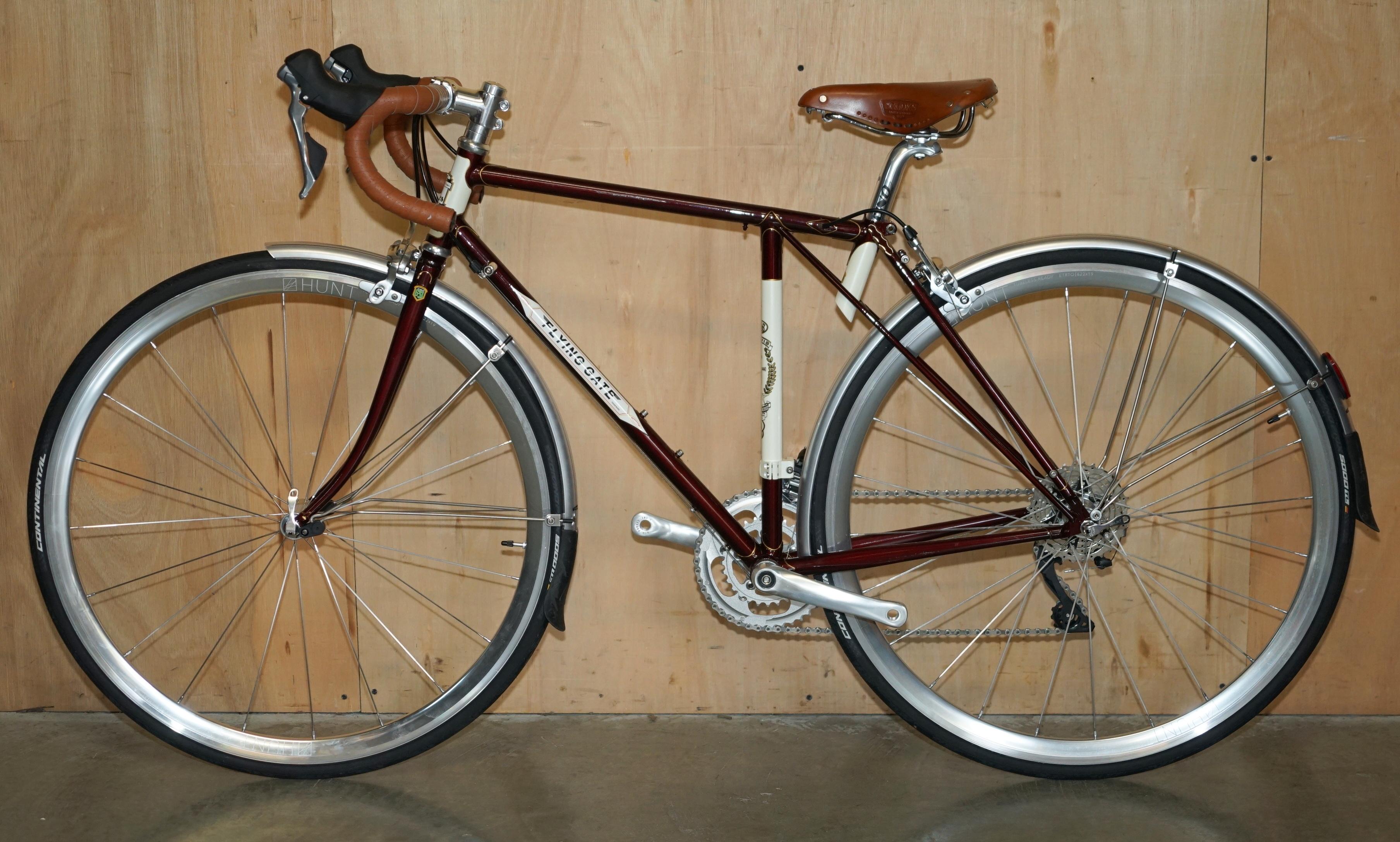 TJ CYCLES REYNOLDS 653 FLYING GATE ROAD BiKE 50CM TELAIO SHIMANO 105 GUIDE in vendita 10