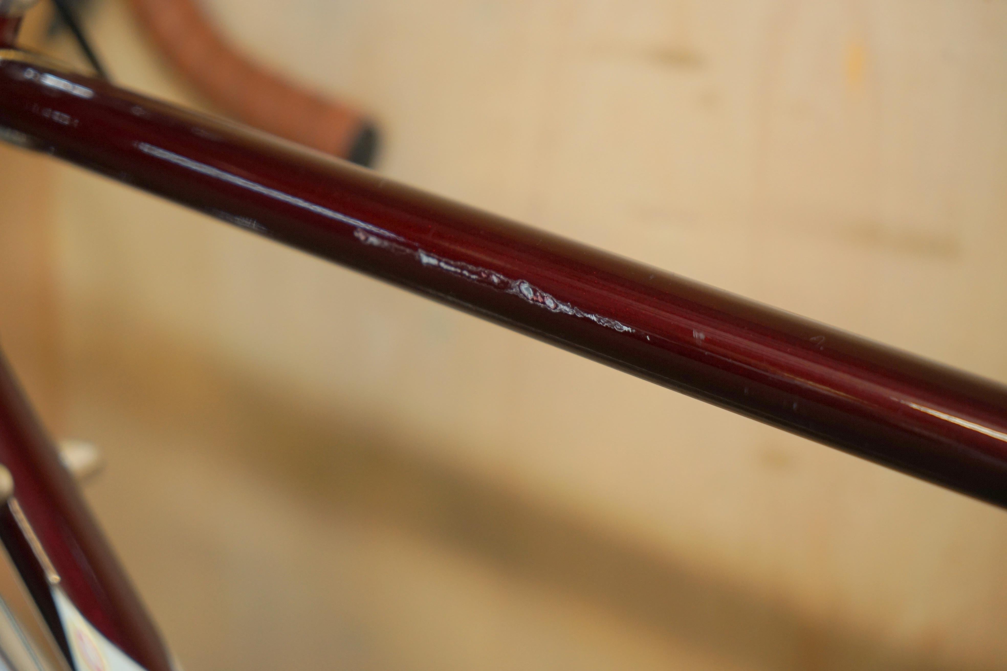 TJ CYCLES REYNOLDS 653 FLYING GATE ROAD BiKE 50CM TELAIO SHIMANO 105 GUIDE in vendita 13