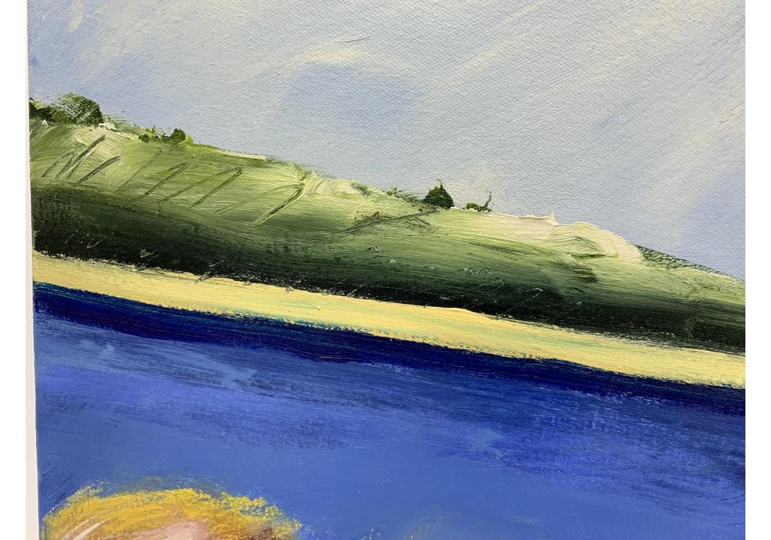 Tjasa Owen (Am., 20th C.) Acrylic On Canvas, 