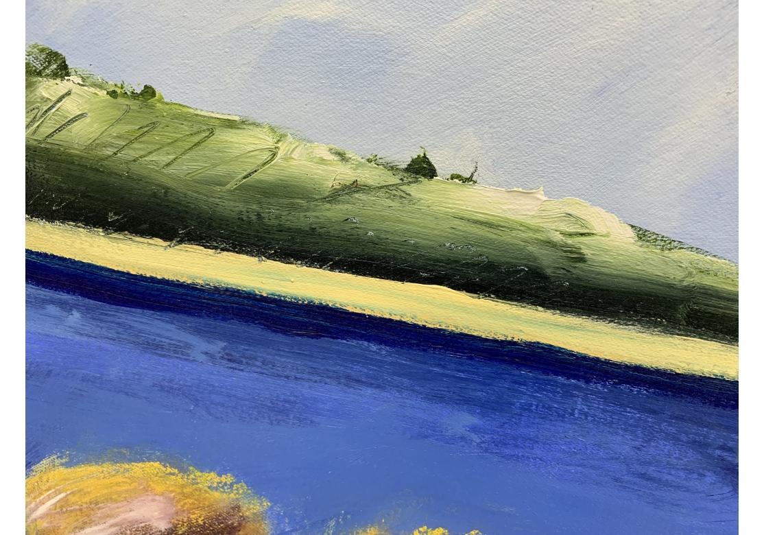 Tjasa Owen (Am., 20th C.) Acrylic On Canvas, 