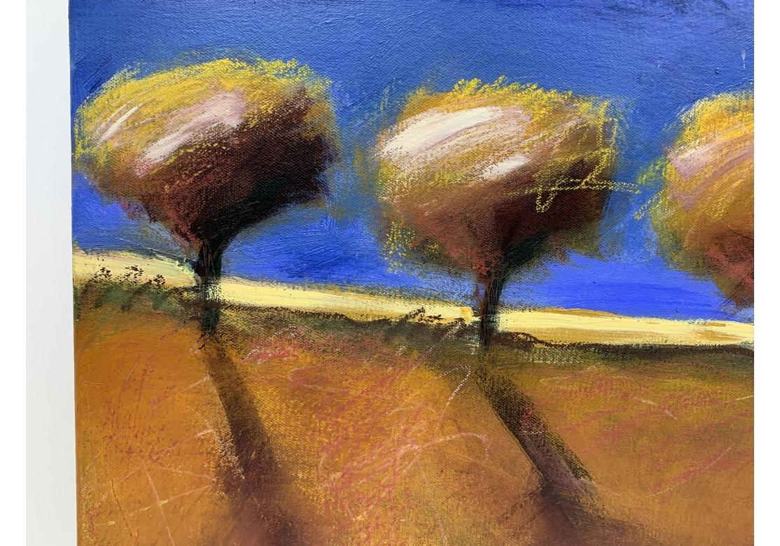 Tjasa Owen (Am., 20th C.) Acrylic On Canvas, 