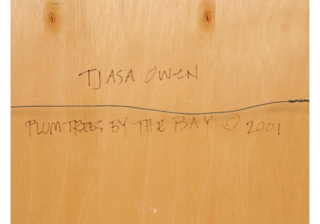 Tjasa Owen (Am., 20th C.) Acrylic On Canvas, 