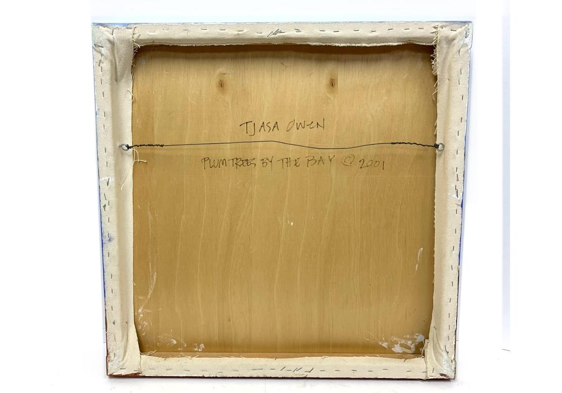 Tjasa Owen (Am., 20th C.) Acrylic On Canvas, 