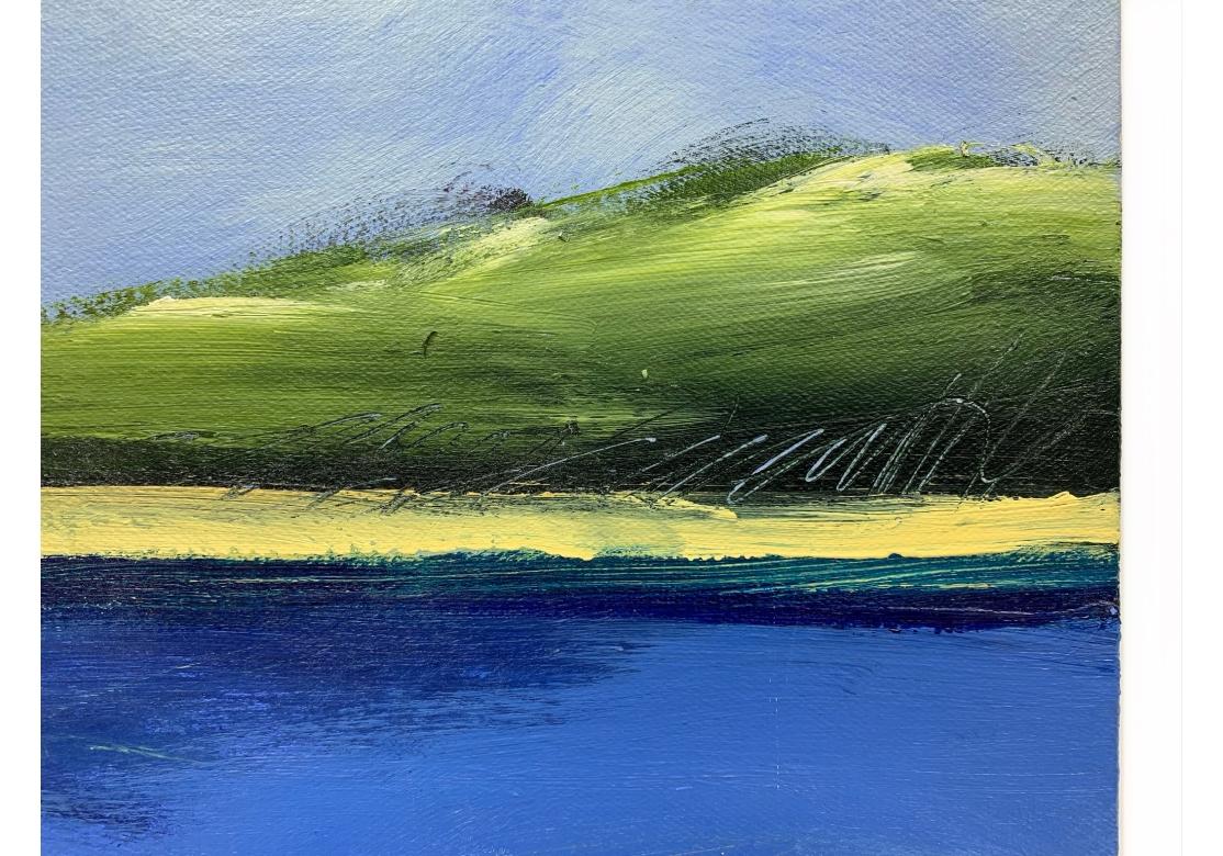 Tjasa Owen (Am., 20th C.) Acrylic On Canvas, 