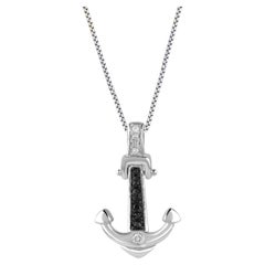 TJD 0.07 Carat White Diamond
Black Treated Diamond 14KT Gold Anchor Pendant TJD 0.07 Carat White Diamond
Black Treated Diamond 14KT Gold Anchor Pendant