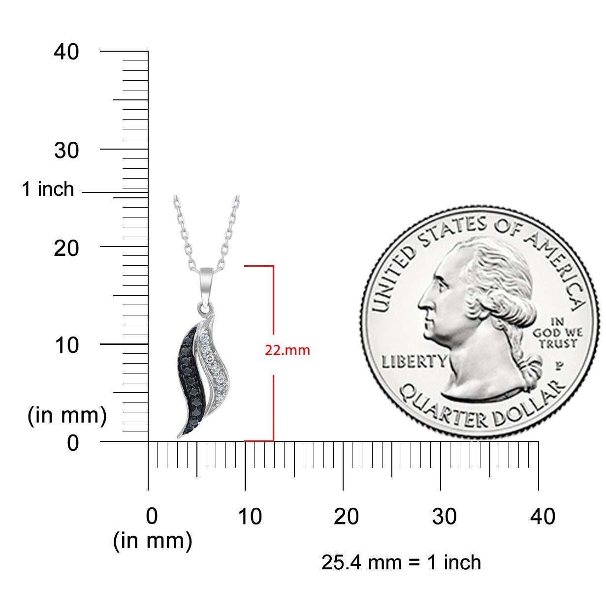 Taille ronde Collier pendentif en forme de feuille en or blanc 14 carats avec diamants naturels 0,12 carat TJD en vente