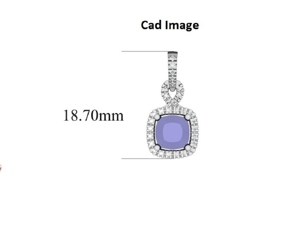 Dai un tocco di fascino al tuo look con questo ciondolo a doppio cuore con diamante. Il ciondolo è realizzato in oro a 14 carati, a scelta tra bianco, rosa o giallo, e presenta 36 tanzaniti bianche e 1 tanzanite incastonate, di colore H-I e di