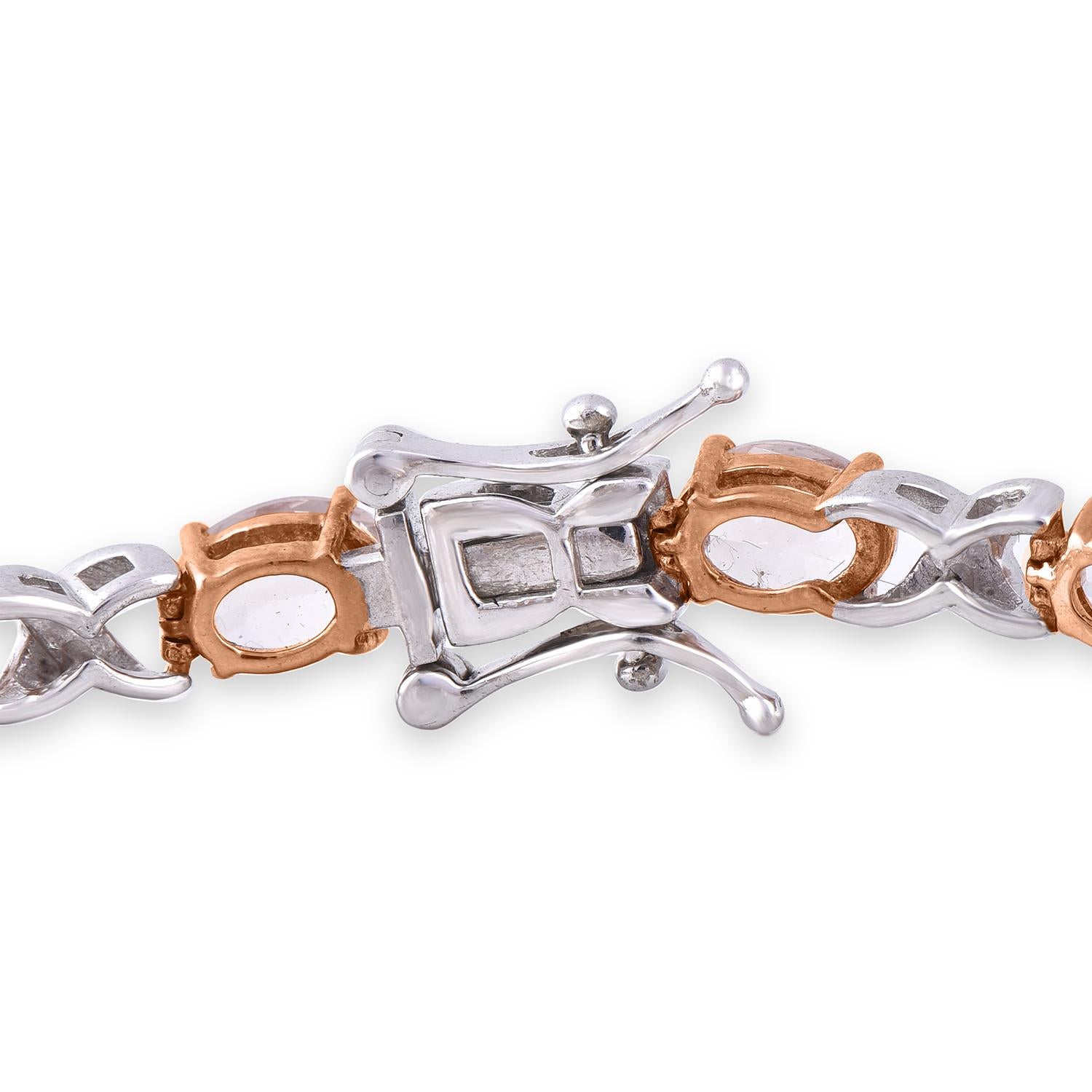 rose gold morganite bracelets