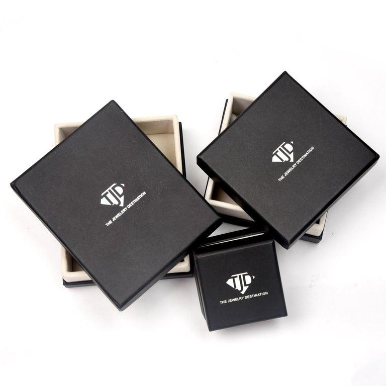 Women's TJD 0.25 Carat Diamond 18 Karat White Gold L Initial 3D Alphabet Charm Pendant  For Sale