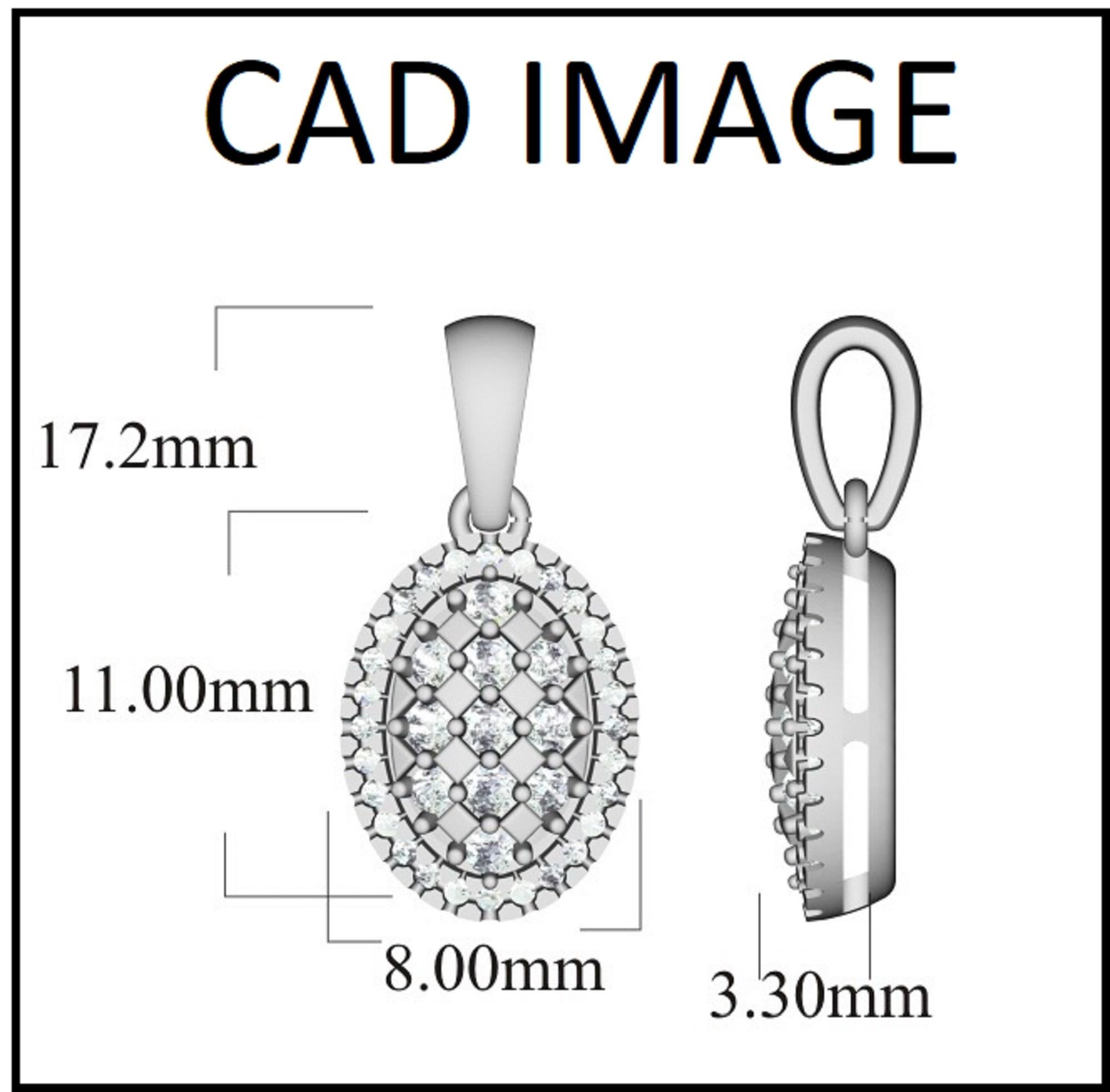 Ce collier à pendentifs serti de diamants étincelants deviendra à coup sûr un favori instantané. Le pendentif est réalisé en or jaune 14 carats et comporte 39 diamants ronds sertis en épingle, de couleur H-I et de pureté I2, ainsi qu'une finition