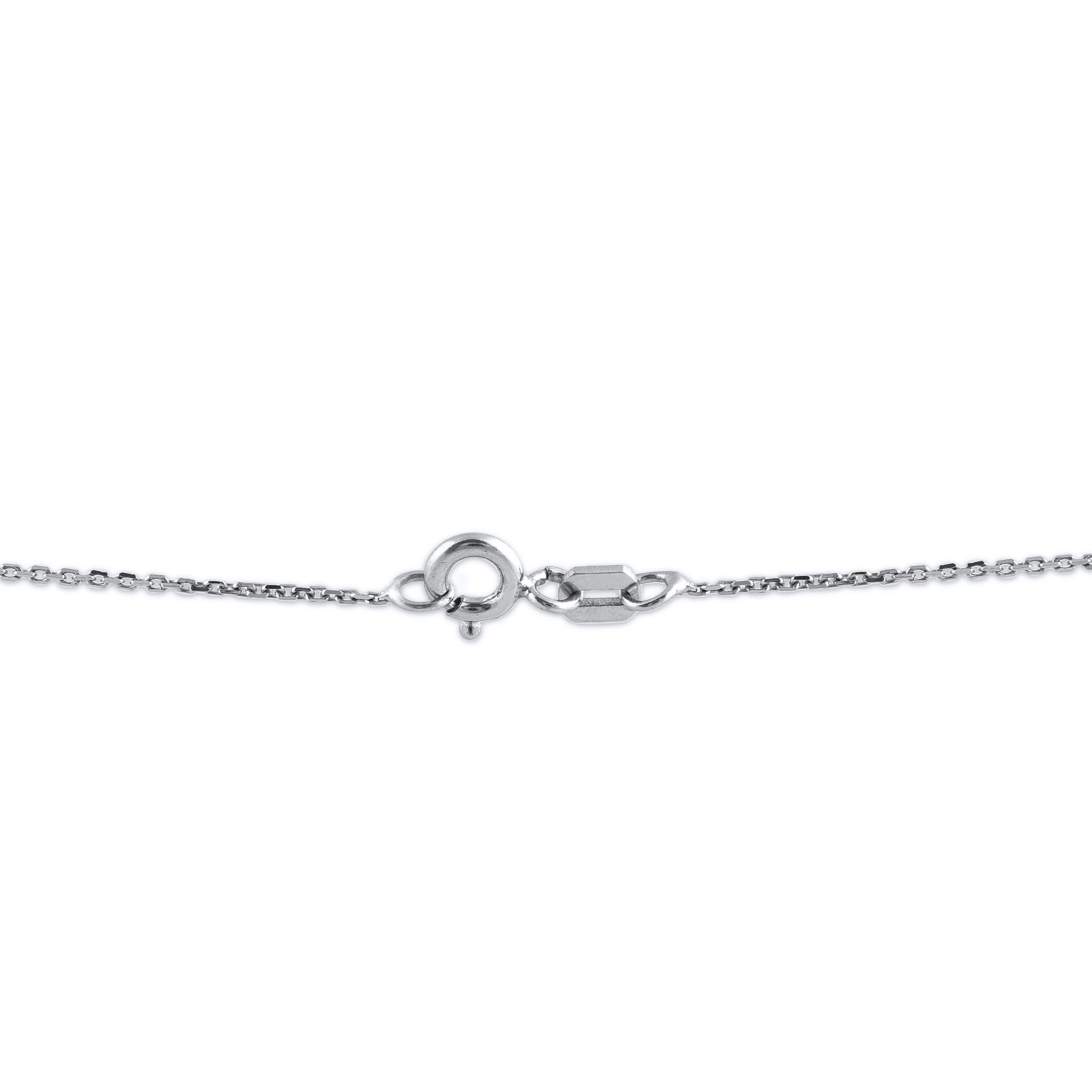 Taille baguette Collier pendentif à cadre coussin en or 14 carats avec diamants naturels 0,33 carat TJD en vente