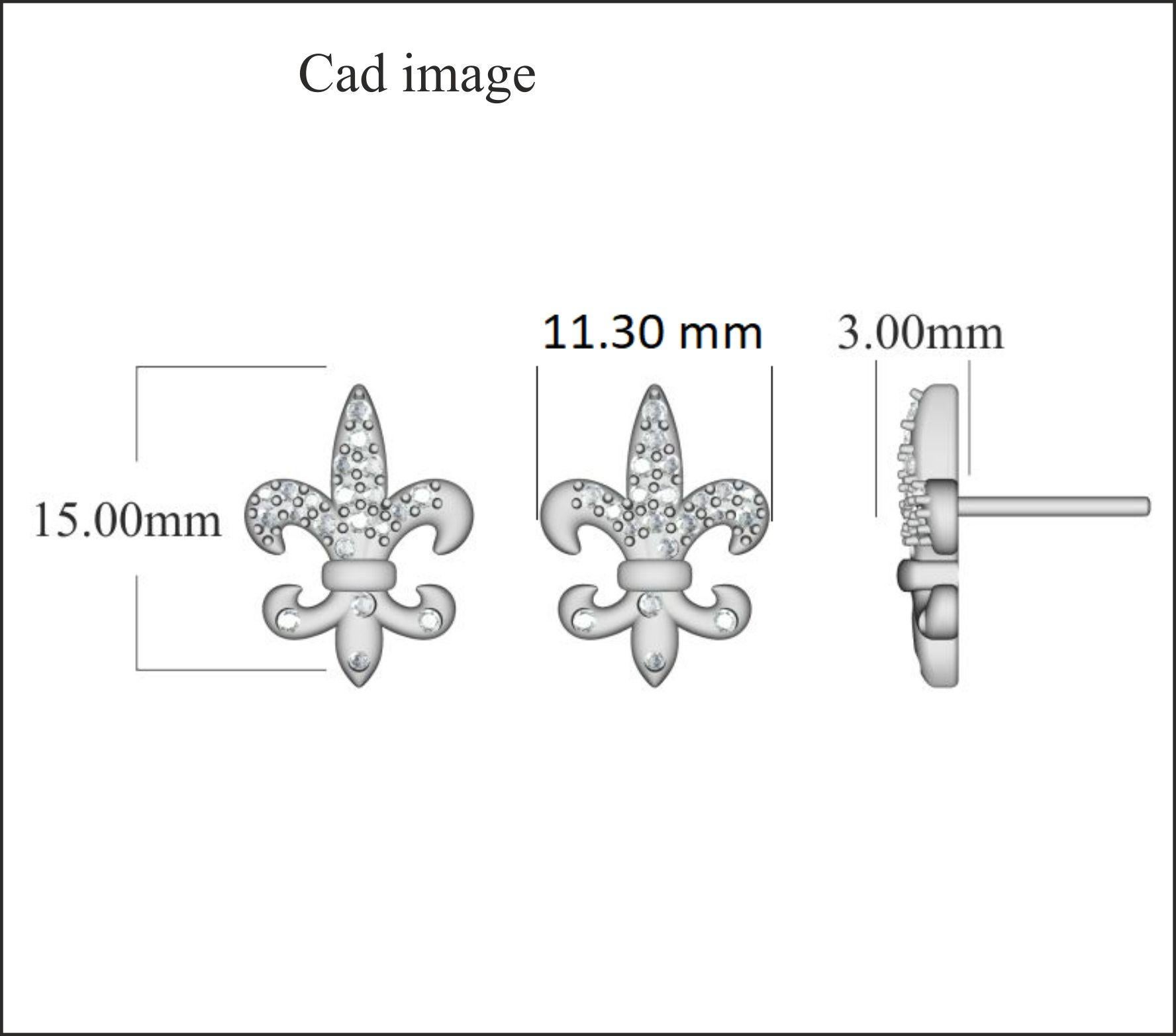 Ces adorables boucles d'oreilles en diamant rendent chaque jour spécial. Les boucles d'oreilles sont réalisées en or blanc 14 carats et serties de 42 diamants ronds en serti clos et en serti-clos, de couleur H-I et de pureté I2. Une finition polie